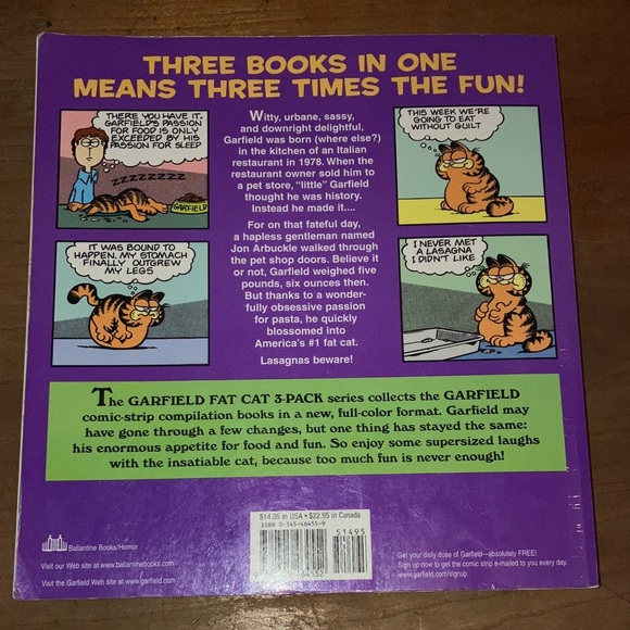 Garfield Fat Cat 3-Pack Book Volume 1 by Jim Davis - softcover - Picture 3 of 16